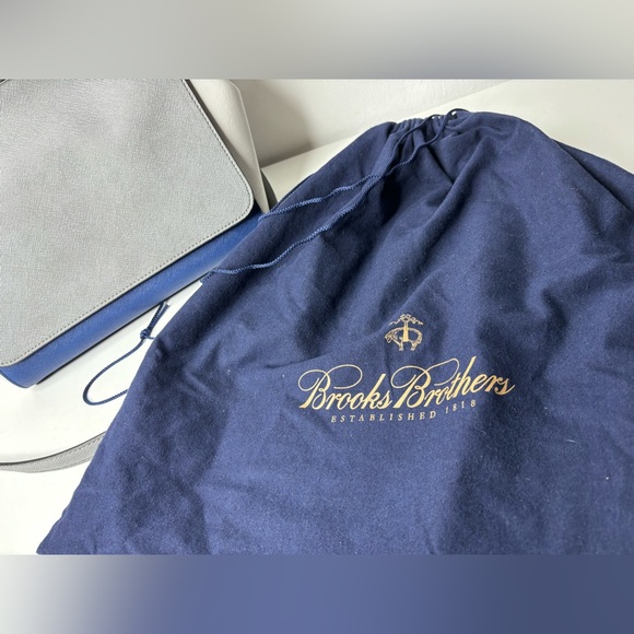 Brooks Brothers Italian Leather 2 way Bag - Picture 3 of 11